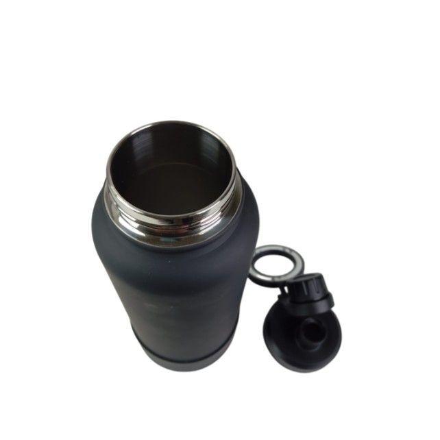 Botella de Agua de Acero Inoxidable de 650ML con Soporte Magnético para Teléfono T-1002-2