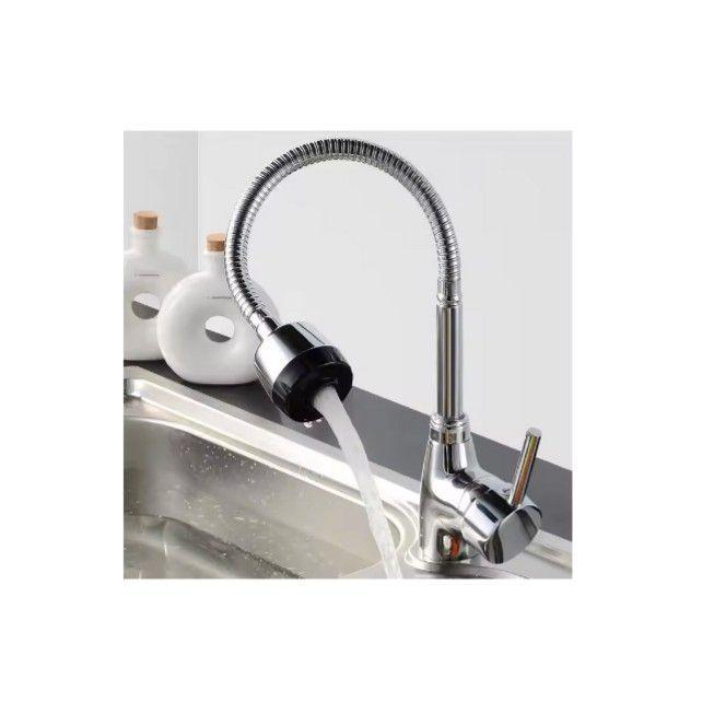 Llave Grifería Lavaplatos Flexible Doble Chorro A10996-4