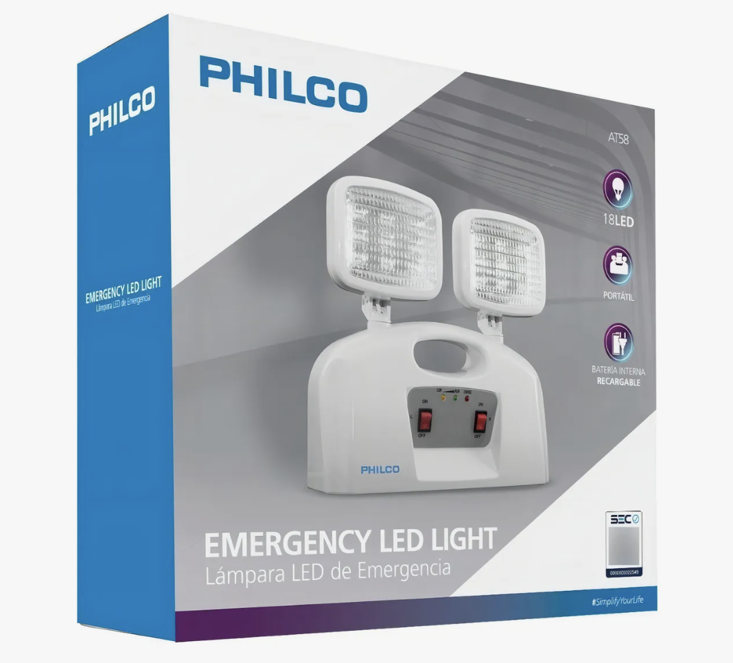 Lámpara de Emergencia LED AT58 Philco-3