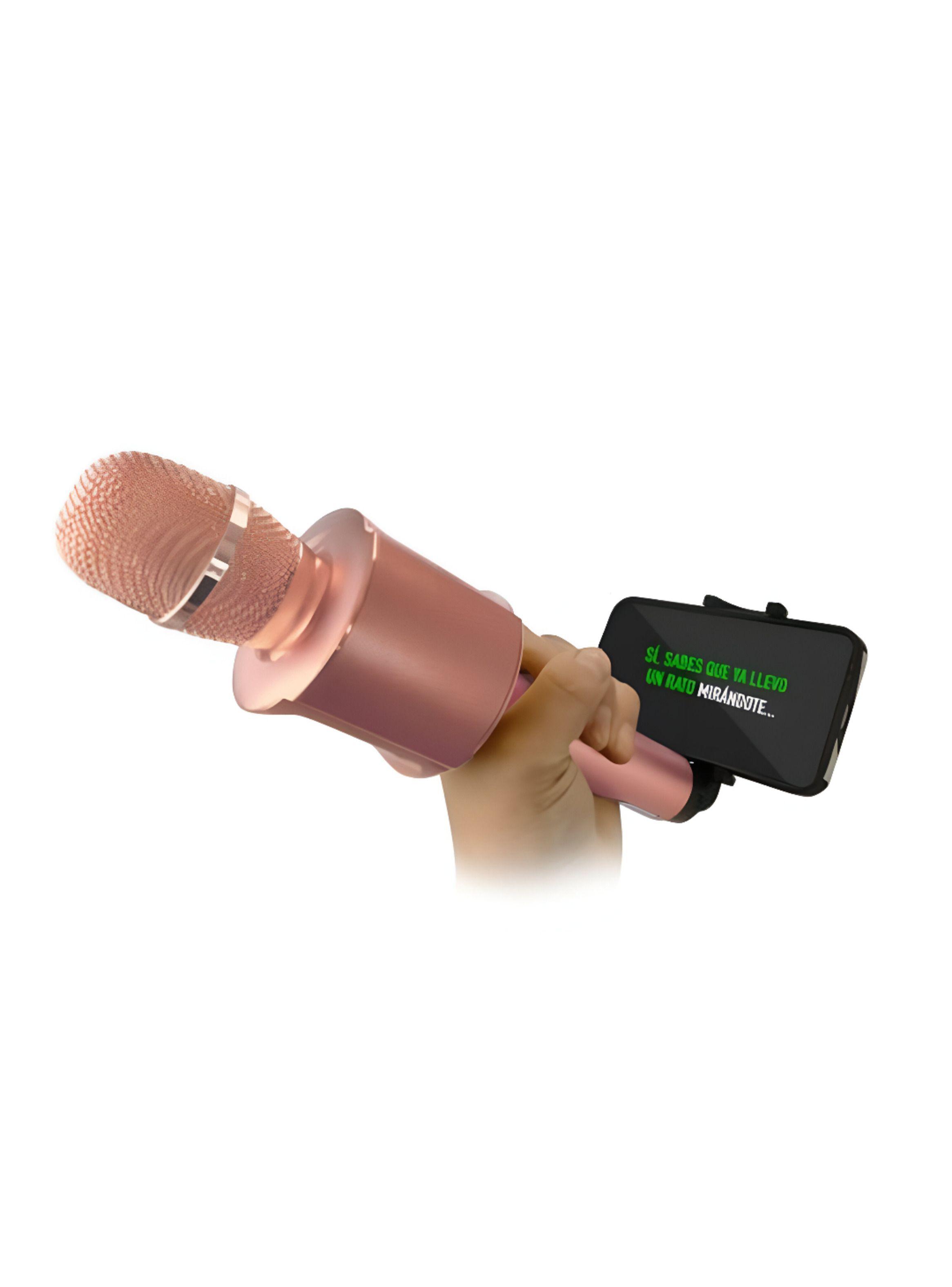 Micrófono Karaoke Bluetooth Lil’ Voice 2 con Funny Voice Mlab - Rosa -3