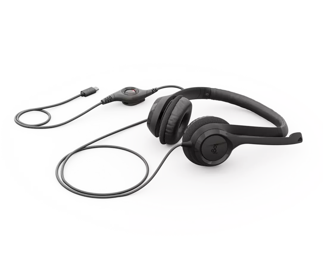 Audífonos con Micrófono H390 Logitech - Negro -3