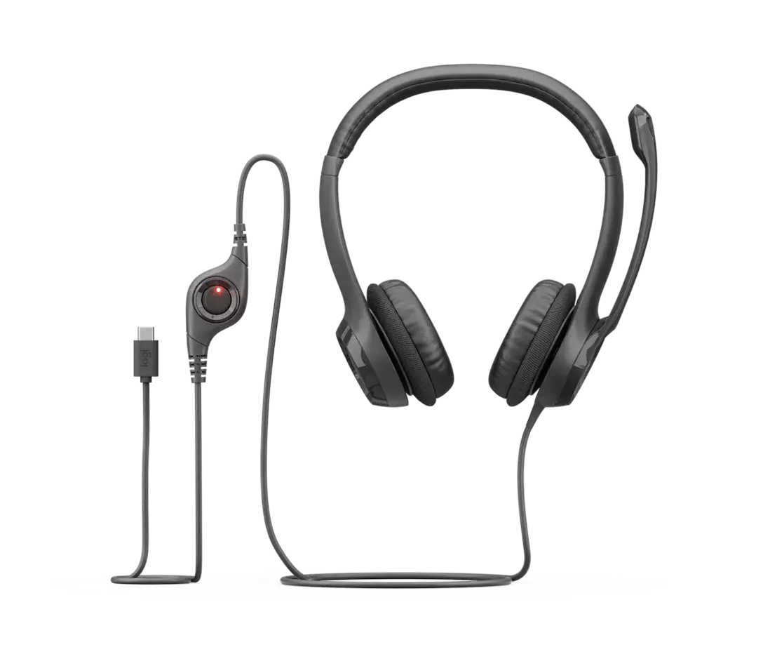 Audífonos con Micrófono H390 Logitech - Negro -4