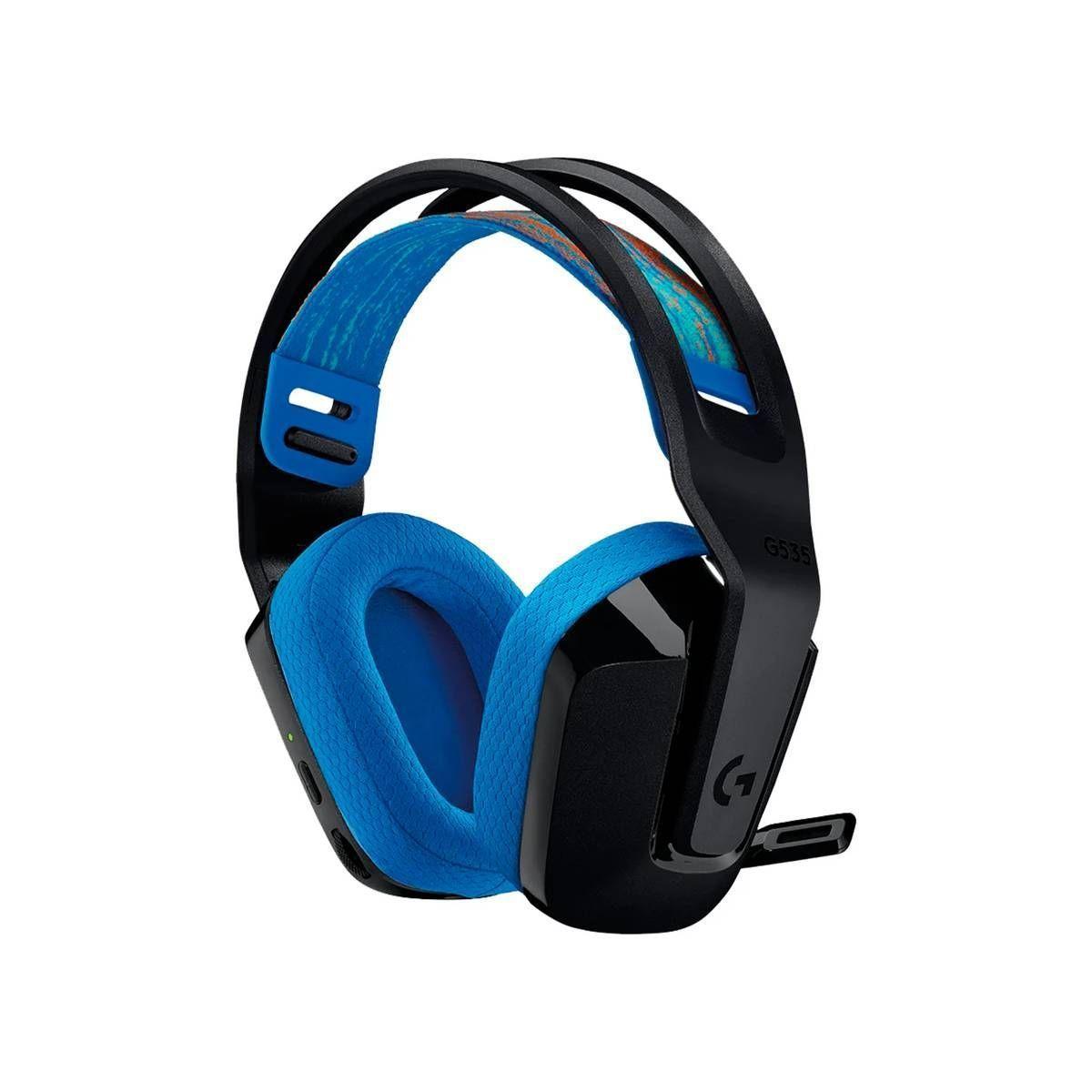 Audífonos Gamer Inalámbricos Lightspeed G535 PC / PS4 / PS5 Logitech - Negro/Azul-1