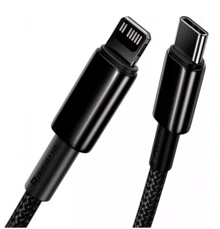 Cable USB-C a iPhone Lightning Tungsten 2 Metros Baseus-2