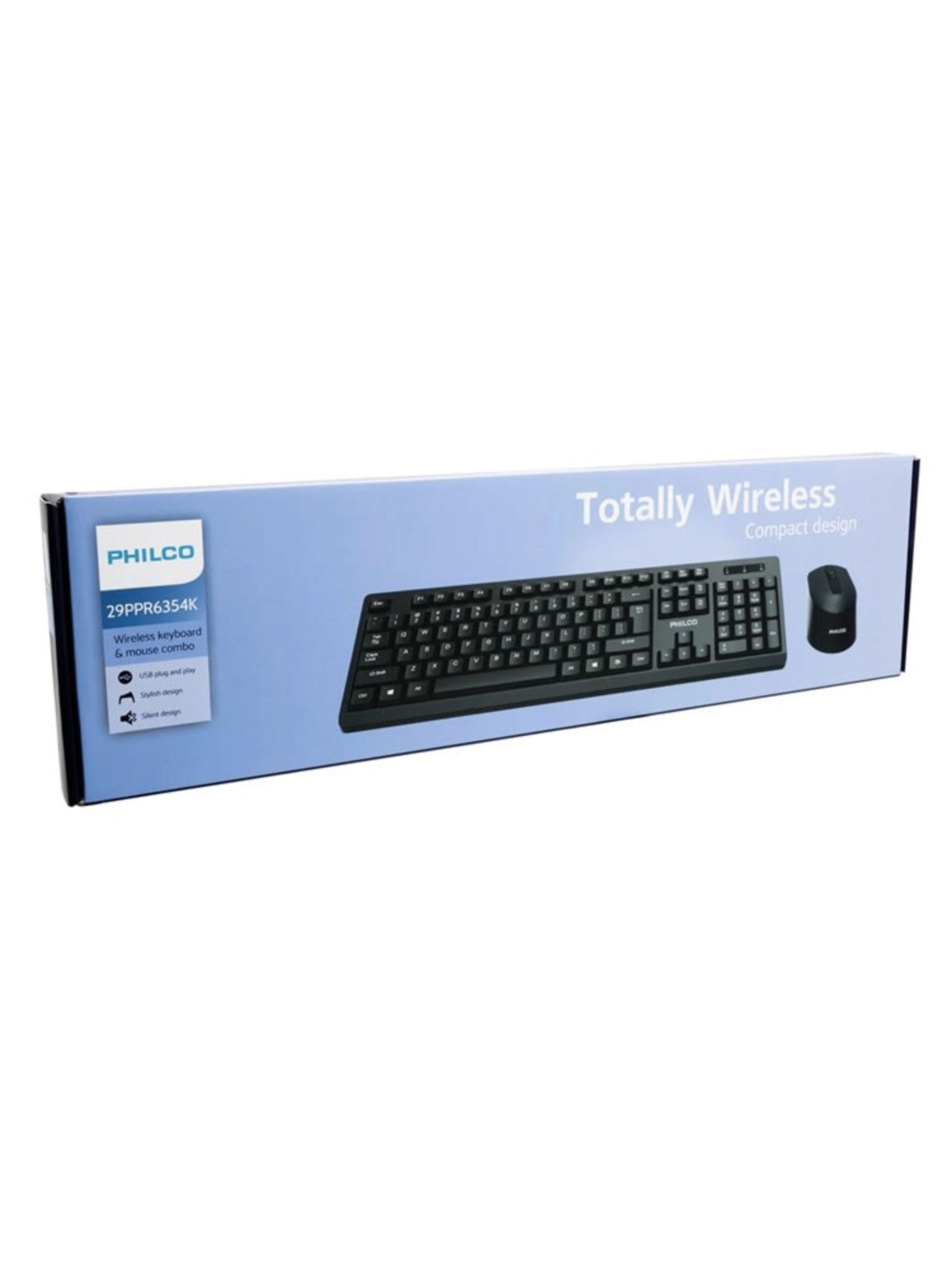 Kit Teclado y Mouse Inalámbrico 29PPR6354K Philco-2