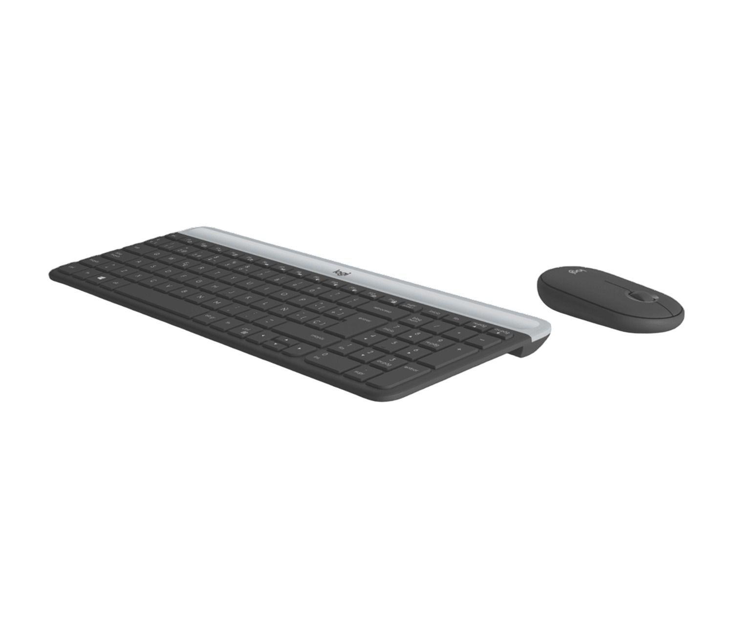 Kit de Teclado y Mouse Inalámbrico MK470 Español Logitech - Negro -1