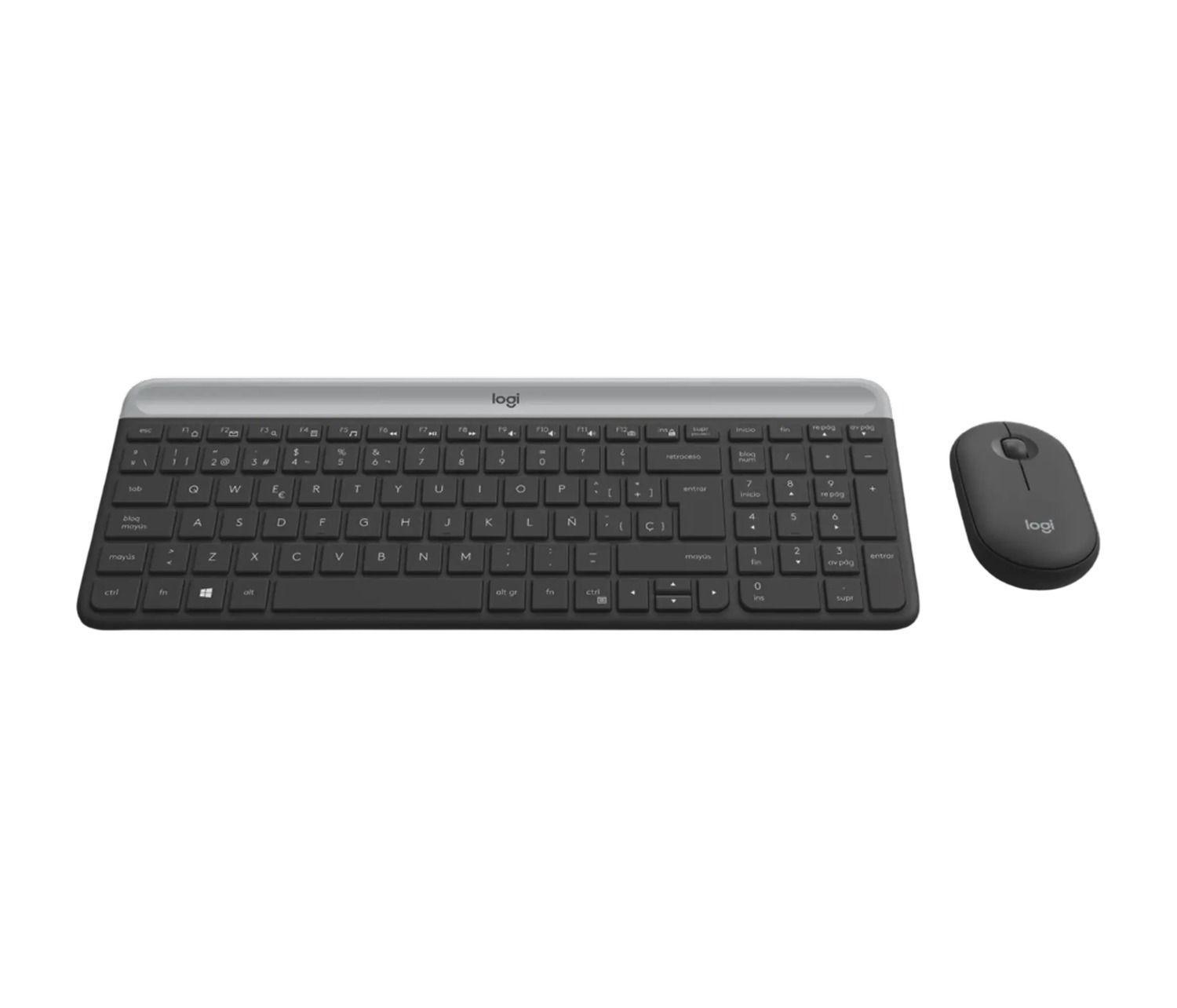Kit de Teclado y Mouse Inalámbrico MK470 Español Logitech - Negro -2