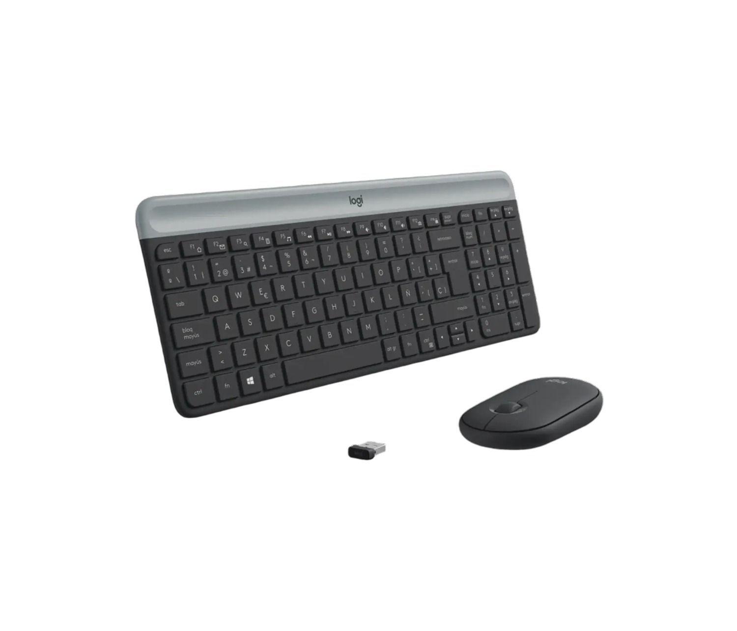 Kit de Teclado y Mouse Inalámbrico MK470 Español Logitech - Negro -3