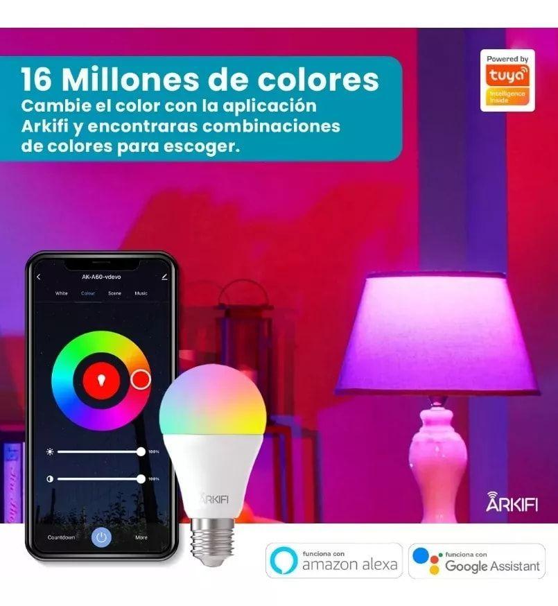 Ampolleta Inteligente RGB + CCT AK-A60 Arkifi-2