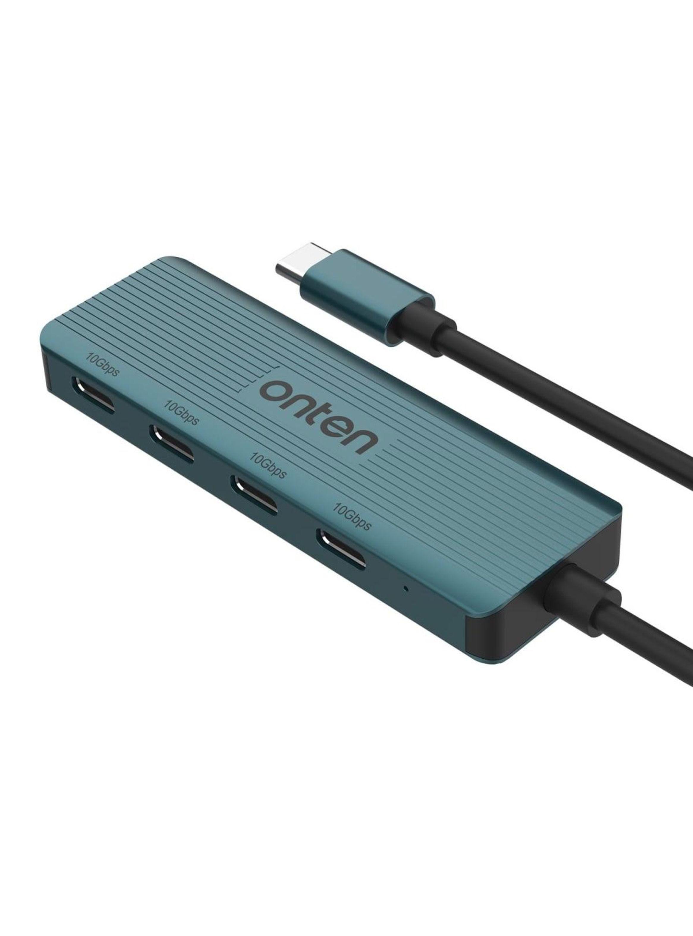 Hub 4 en 1 USB-C de 4 Puertos USB 3.2 Gen 2 10G Onten-2