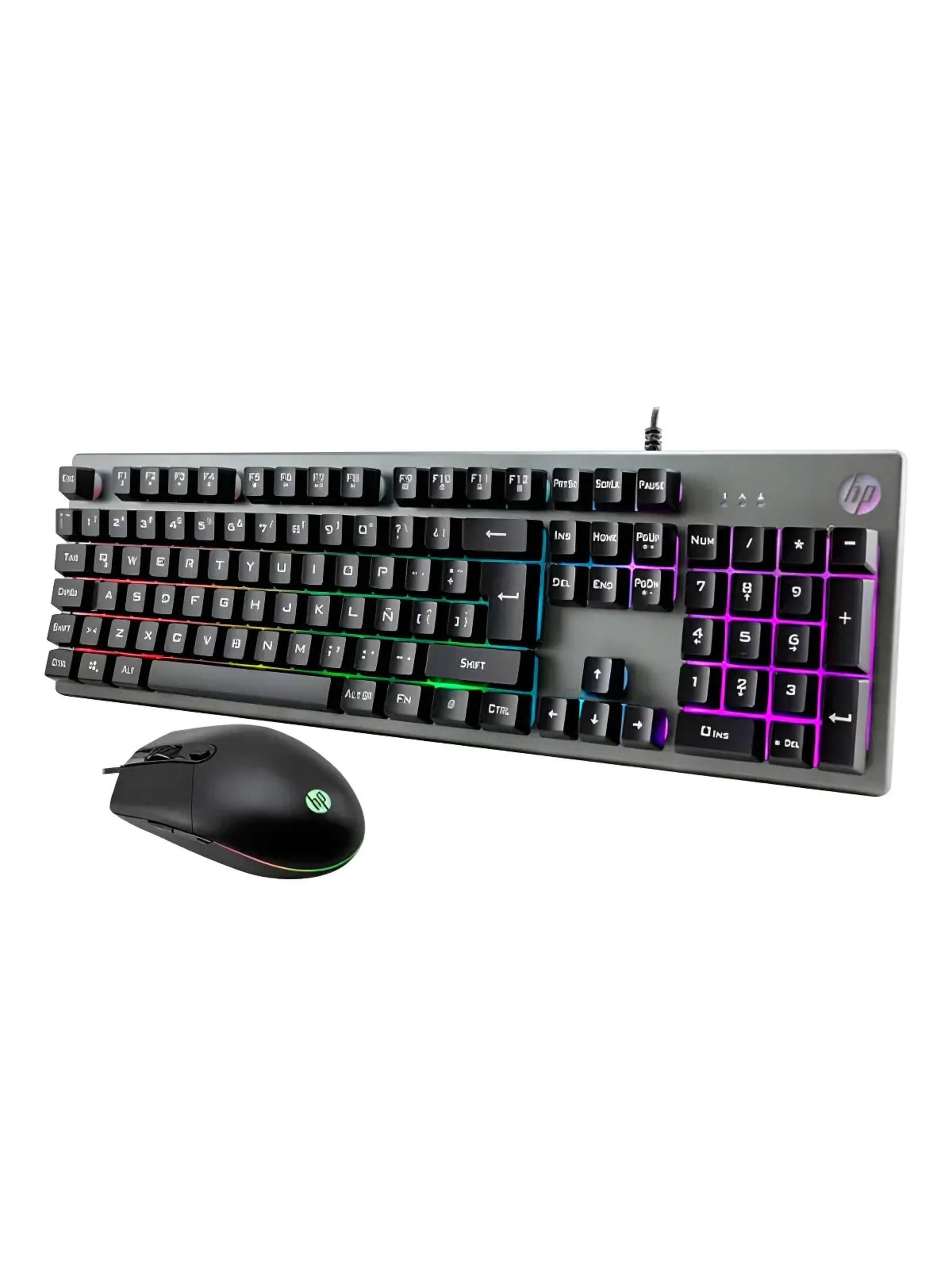 Kit de Teclado y Mouse Gamer KM300F Español HP-2