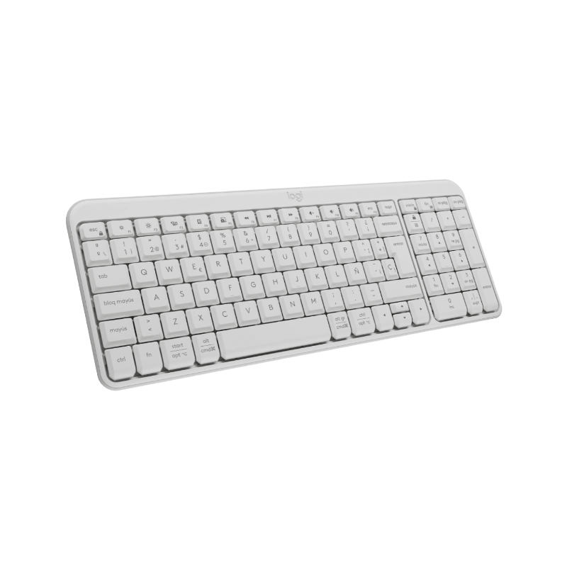 Teclado Inalámbrico K250 Español Logitech - Blanco-1