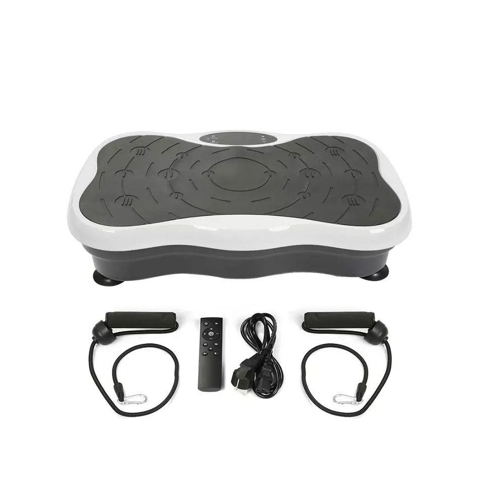 Plataforma Vibratoria Fitness Mariposa y Bandas Negro-Blanco-0