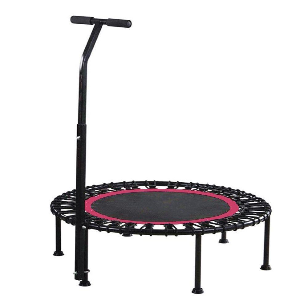 Trampolin Fitness Redondo Con Mango 100CM Rosado-0