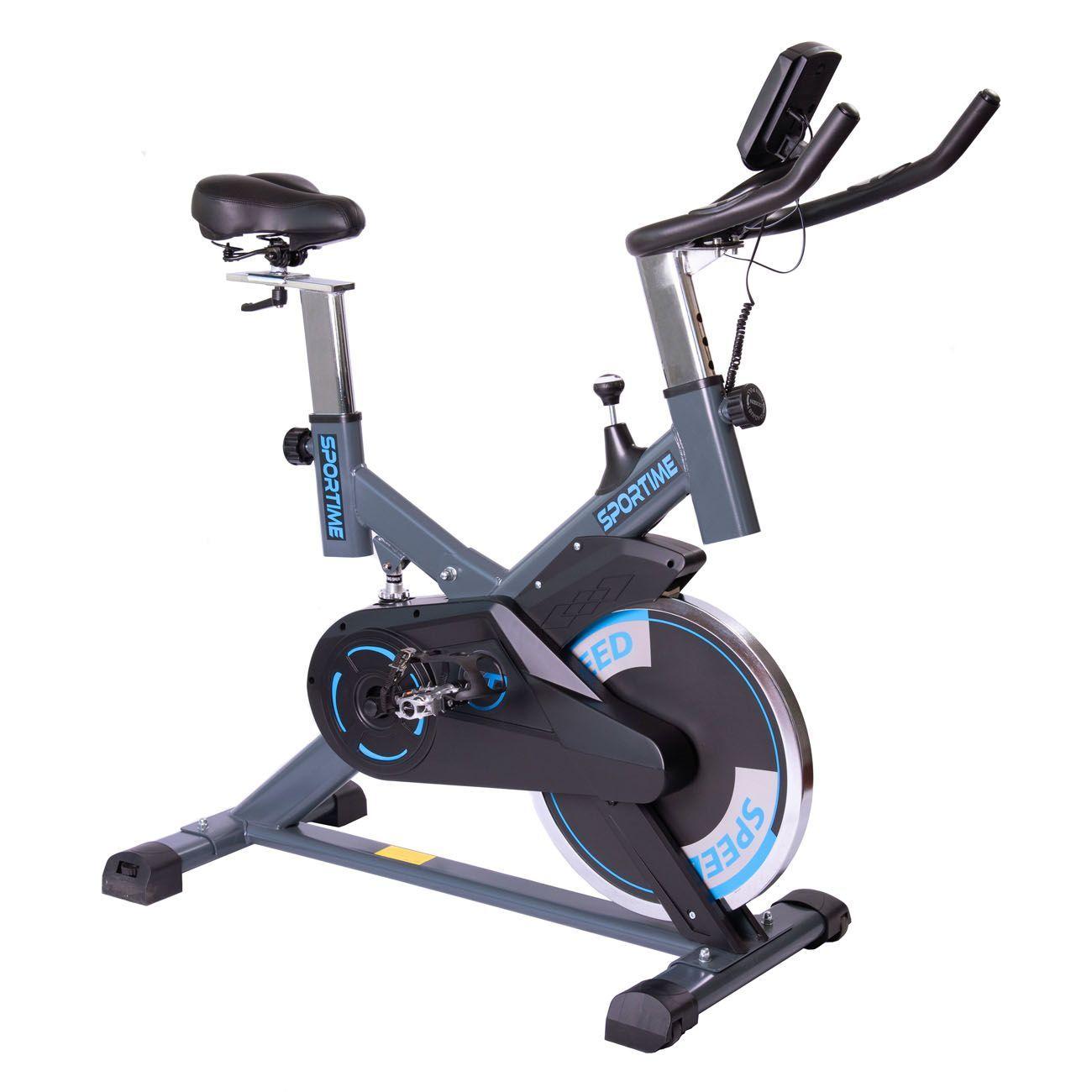 Bicicleta Spinning Profesional Disco 18 kg Sportime-0