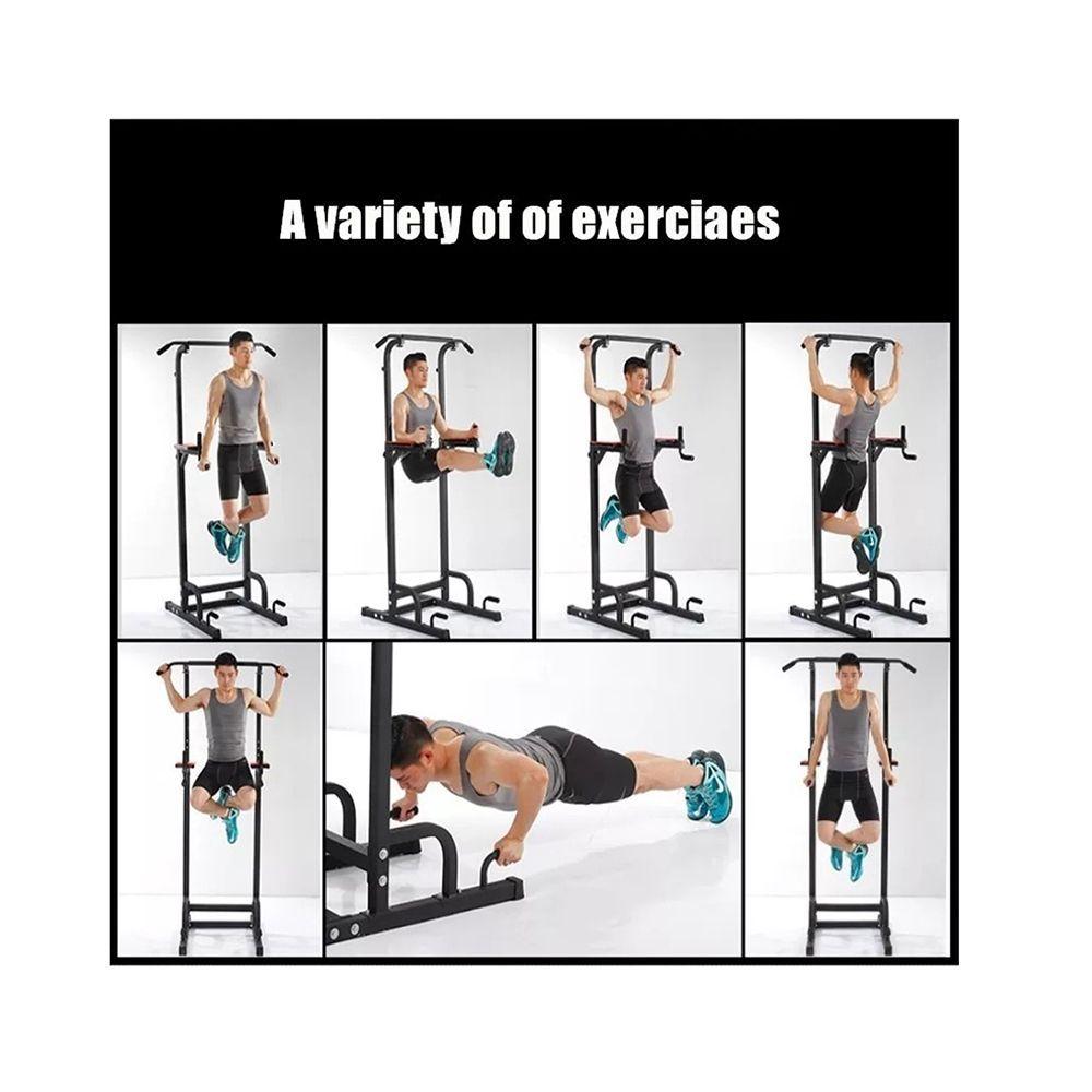 Barra Dominada Torre Estación Multifuncional Fitness 20 en 1-6