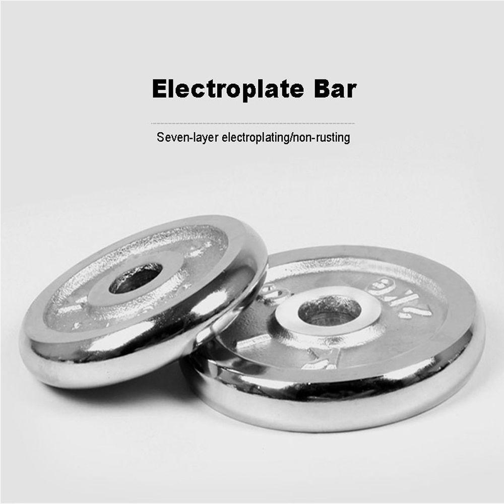 Set de Mancuernas y Barra Acero Cromados 15 kg + Maletín-3