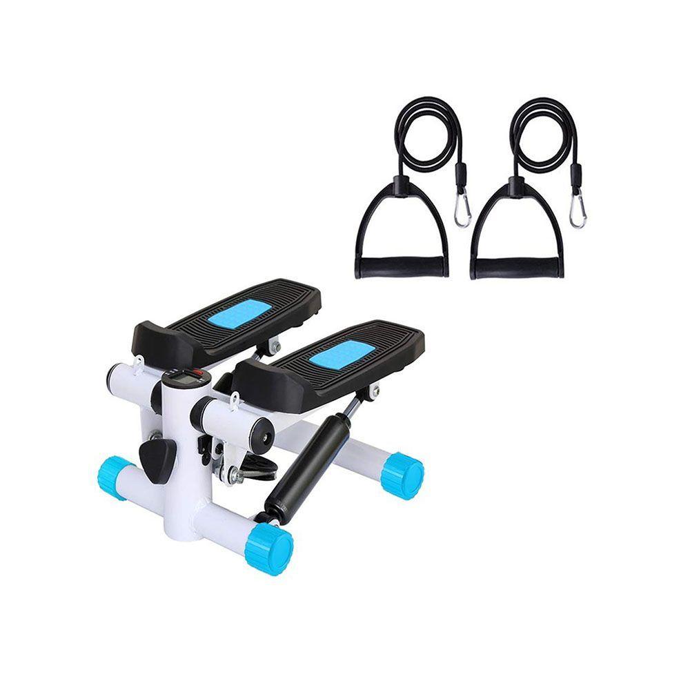 Máquina Escaladora Caminadora MiniStepper con Bandas Celeste-0