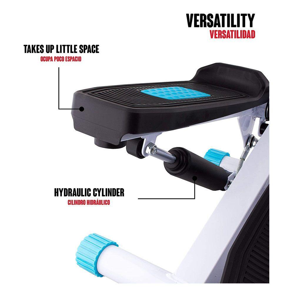 Máquina Escaladora Caminadora MiniStepper con Bandas Celeste-2