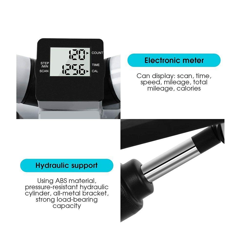 Escaladora Curva con Bandas Pro 2 en 1 Celeste-2