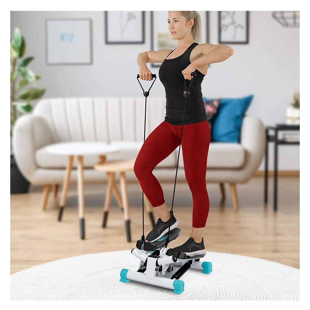 Escaladora Curva con Bandas Pro 2 en 1 Celeste-3