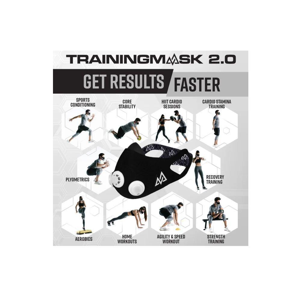 Mascara de Entrenamiento de Elevacion Hipoxica Crossfit Talla M-5