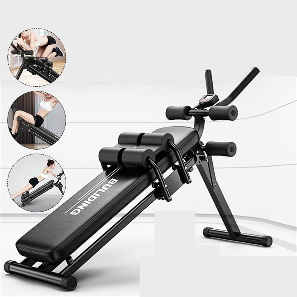 Banca Abdominal 2 en 1 Plegable Profesional Sportime-4