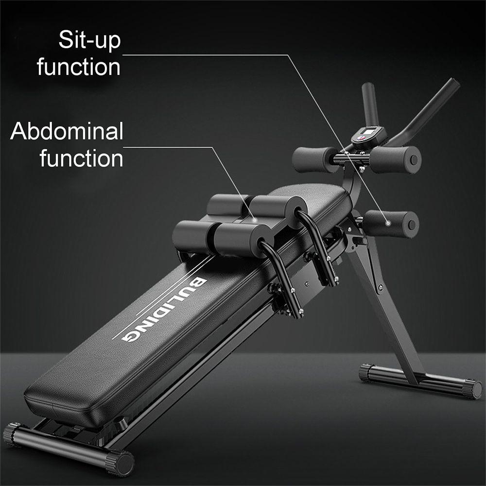 Banca Abdominal 2 en 1 Plegable Profesional Sportime-2