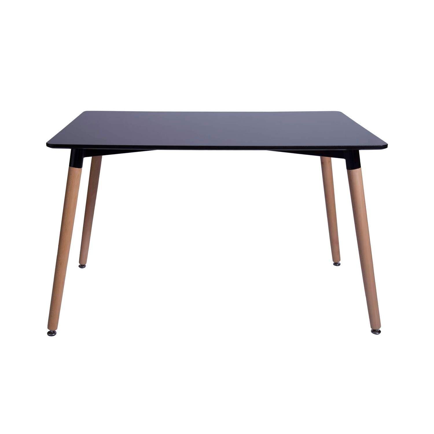 MESA DE COMEDOR EAMES RECTANGULAR NEGRA-2