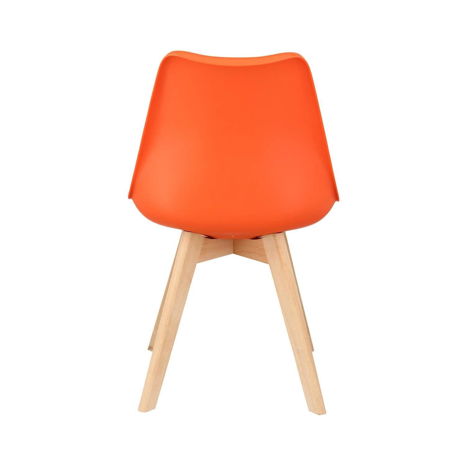 Pack x 4 Silla Tulip Naranja-5