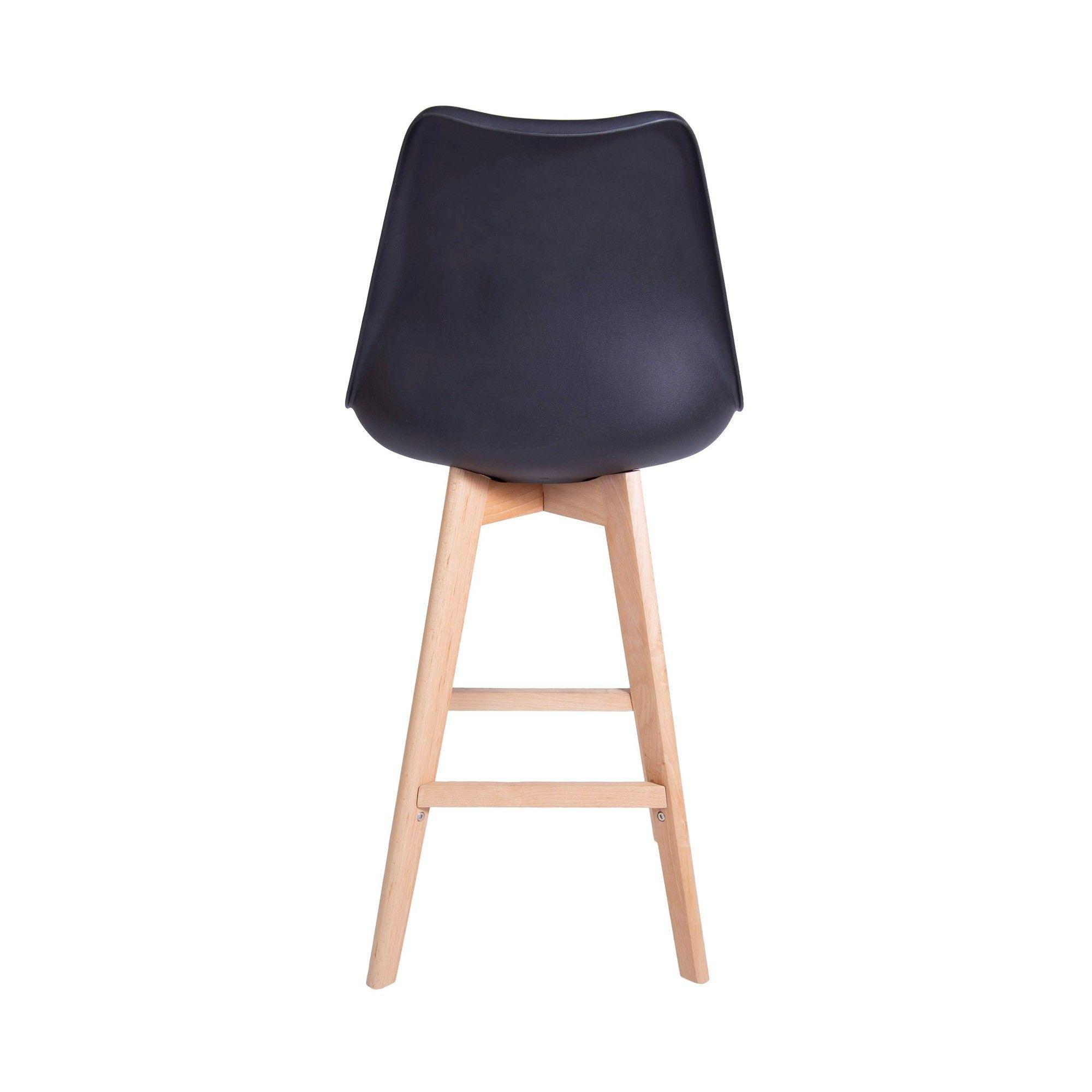 Pack 2 unidades Taburetes Eames Tulip Negro-2