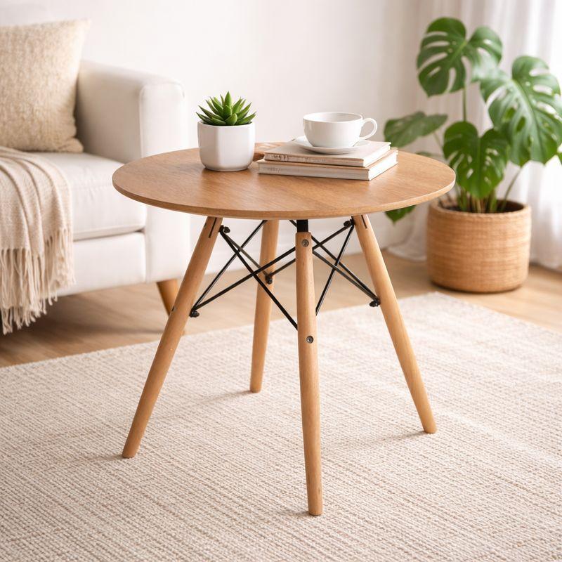 MESA LATERAL EAMES REDONDA CAFÉ-1
