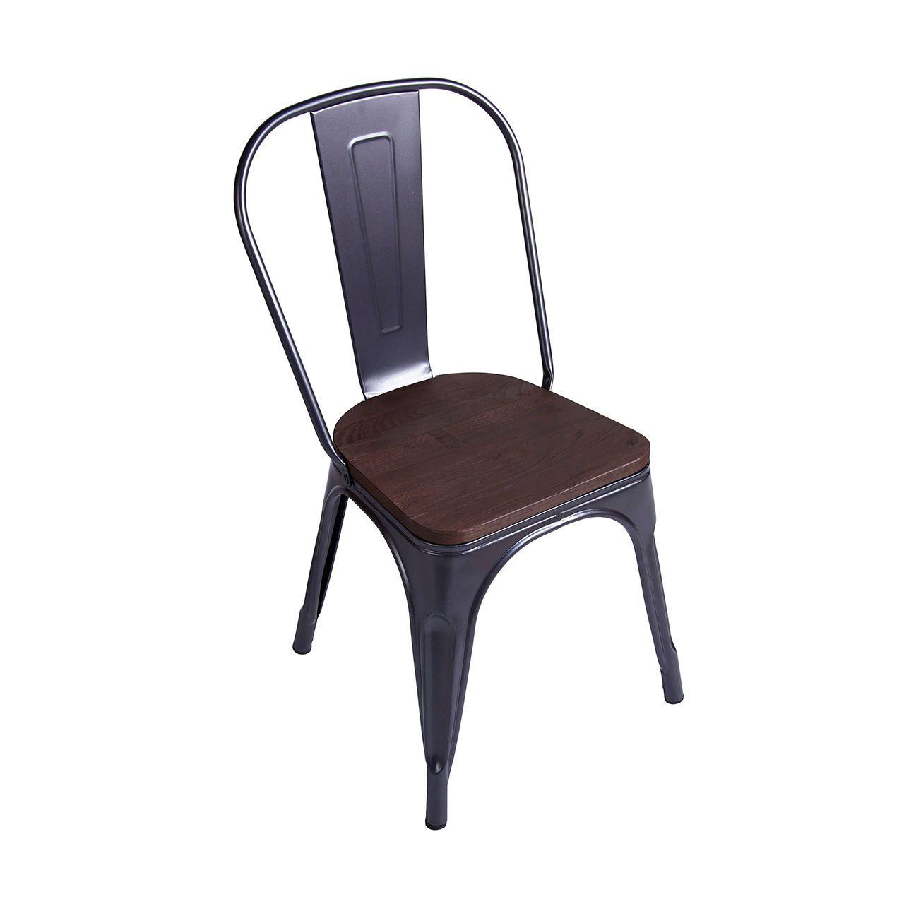 Pack x 4 Silla tolix Gris Oscura-4