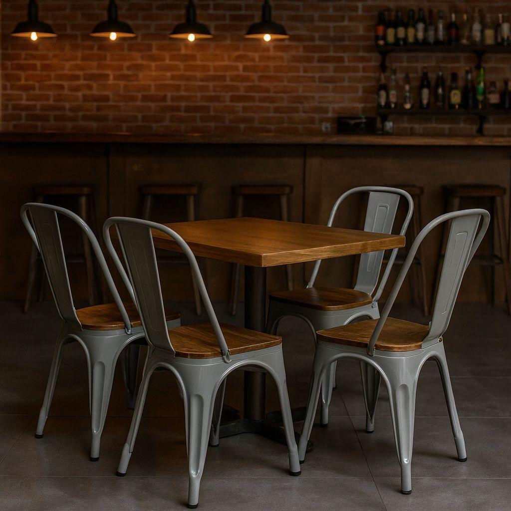 Pack x 4 Silla tolix Gris -2