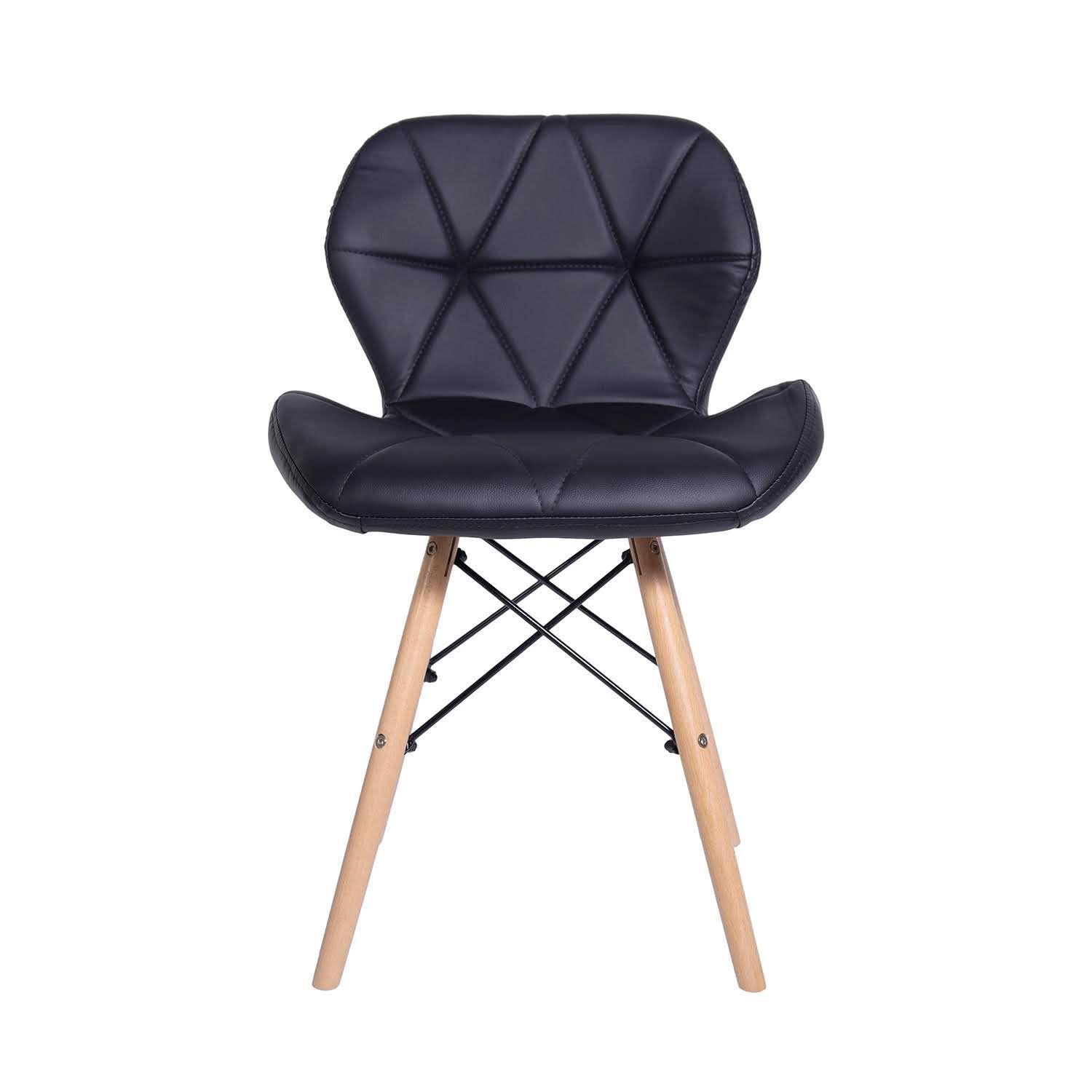 Pack x 4 Silla Eames aviador negra-3