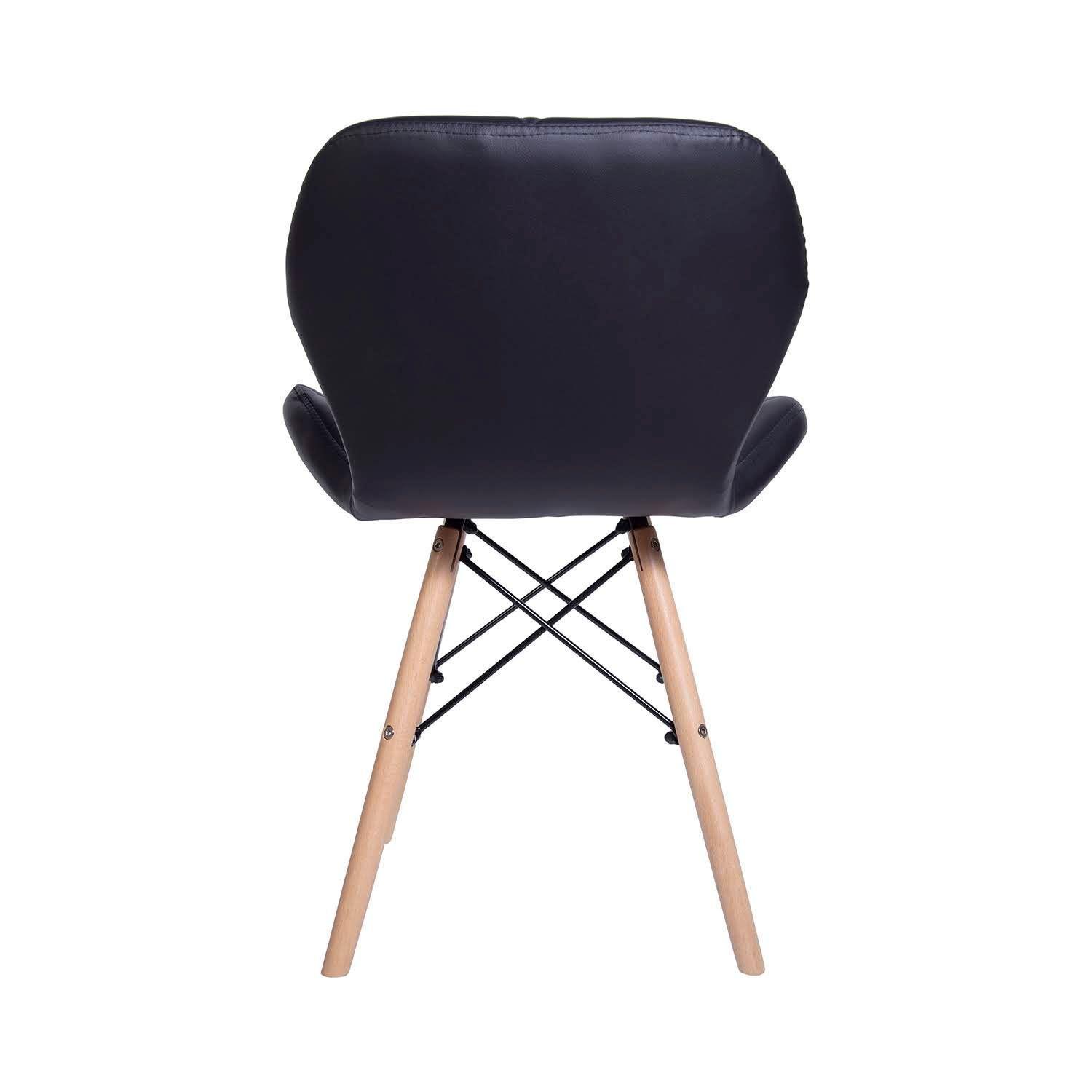 Pack x 4 Silla Eames aviador negra-4