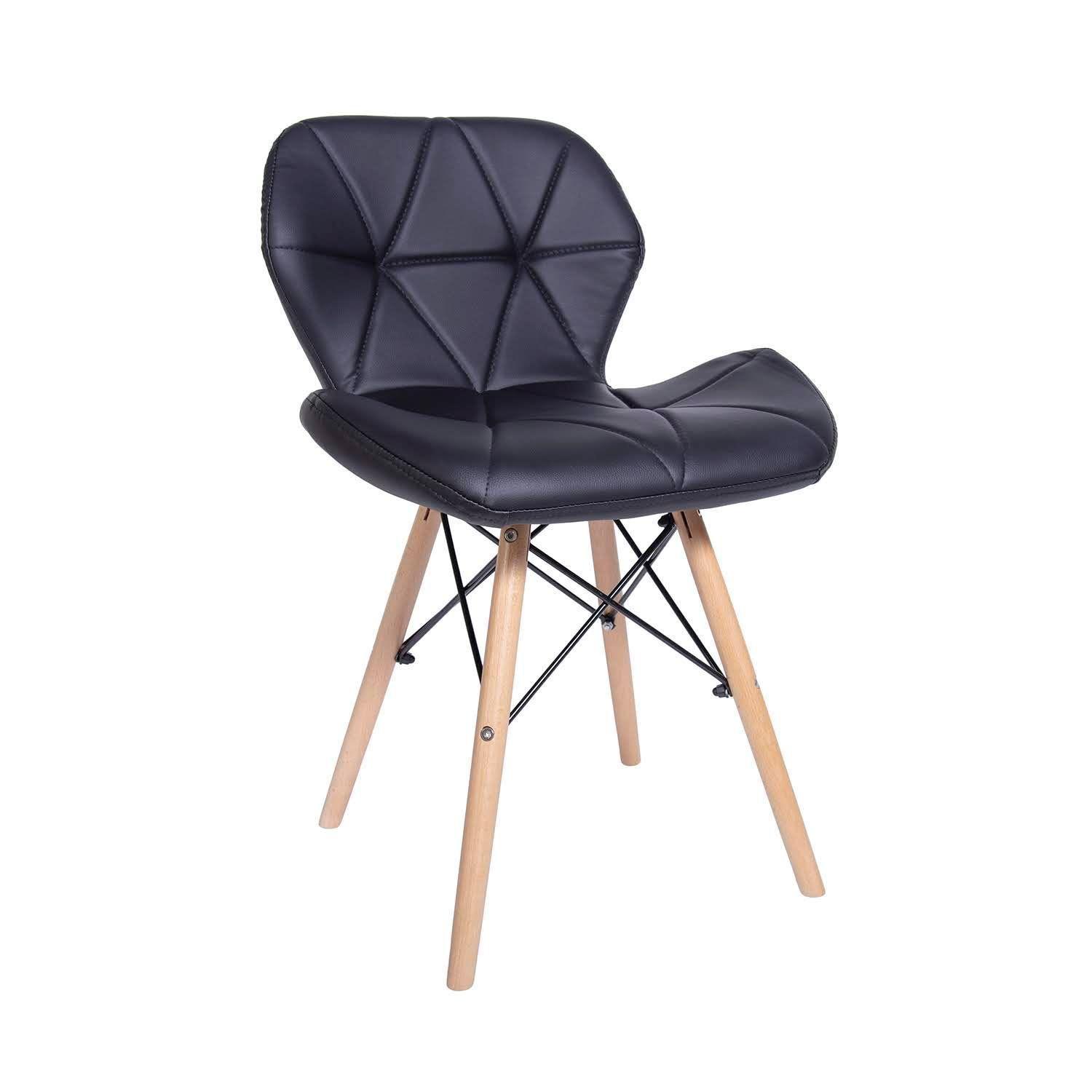 Pack x 4 Silla Eames aviador negra-2
