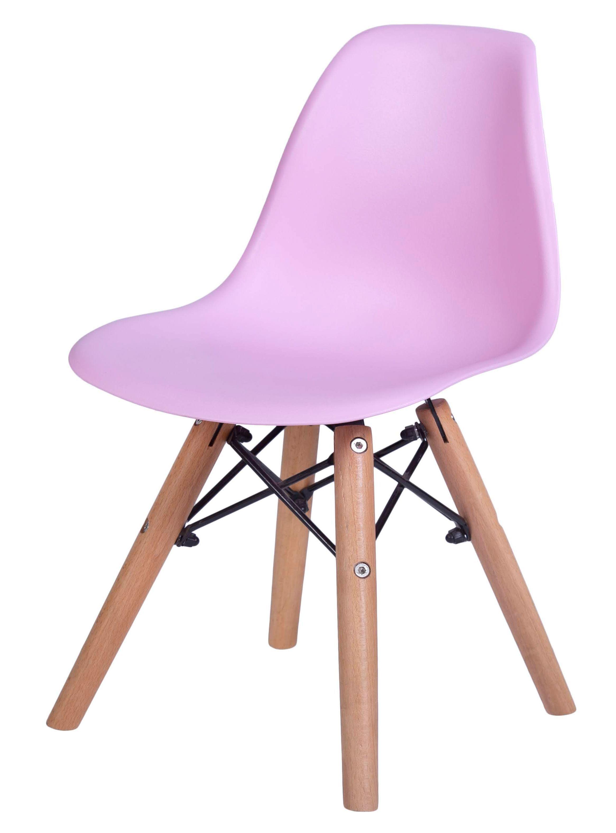 Set dos Sillas Eames niño Rosada-1