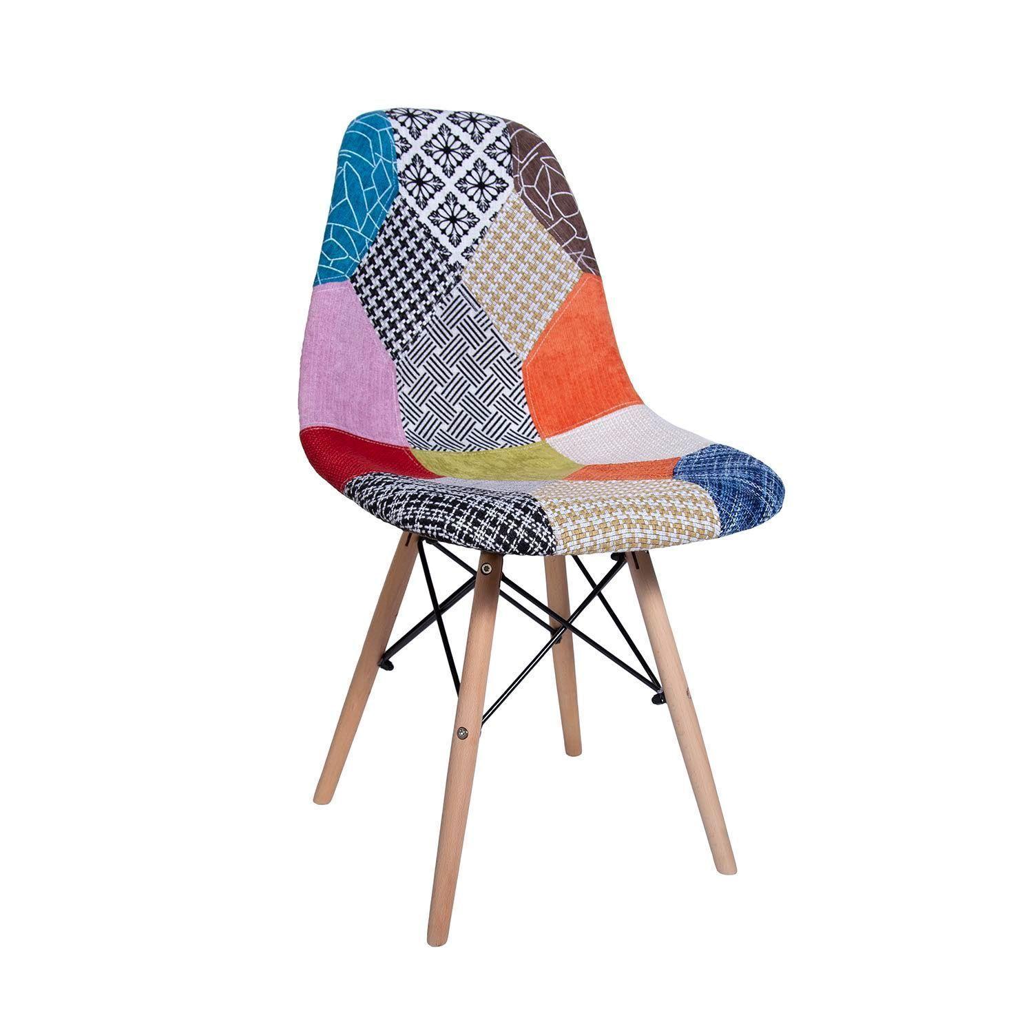 Pack x 4 Silla Eames Patchwork 2-3