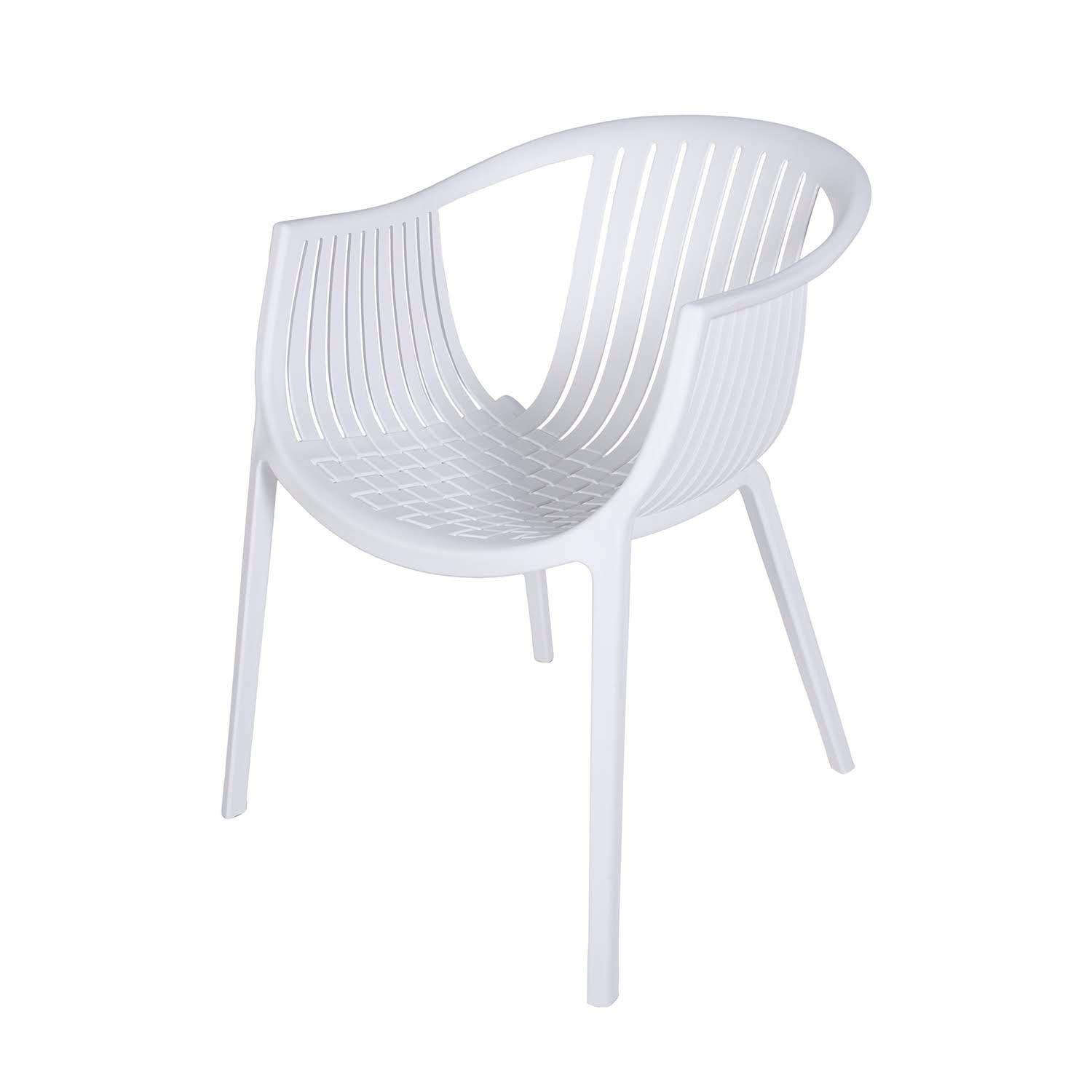 Pack x4  Silla de terraza Blanca-2