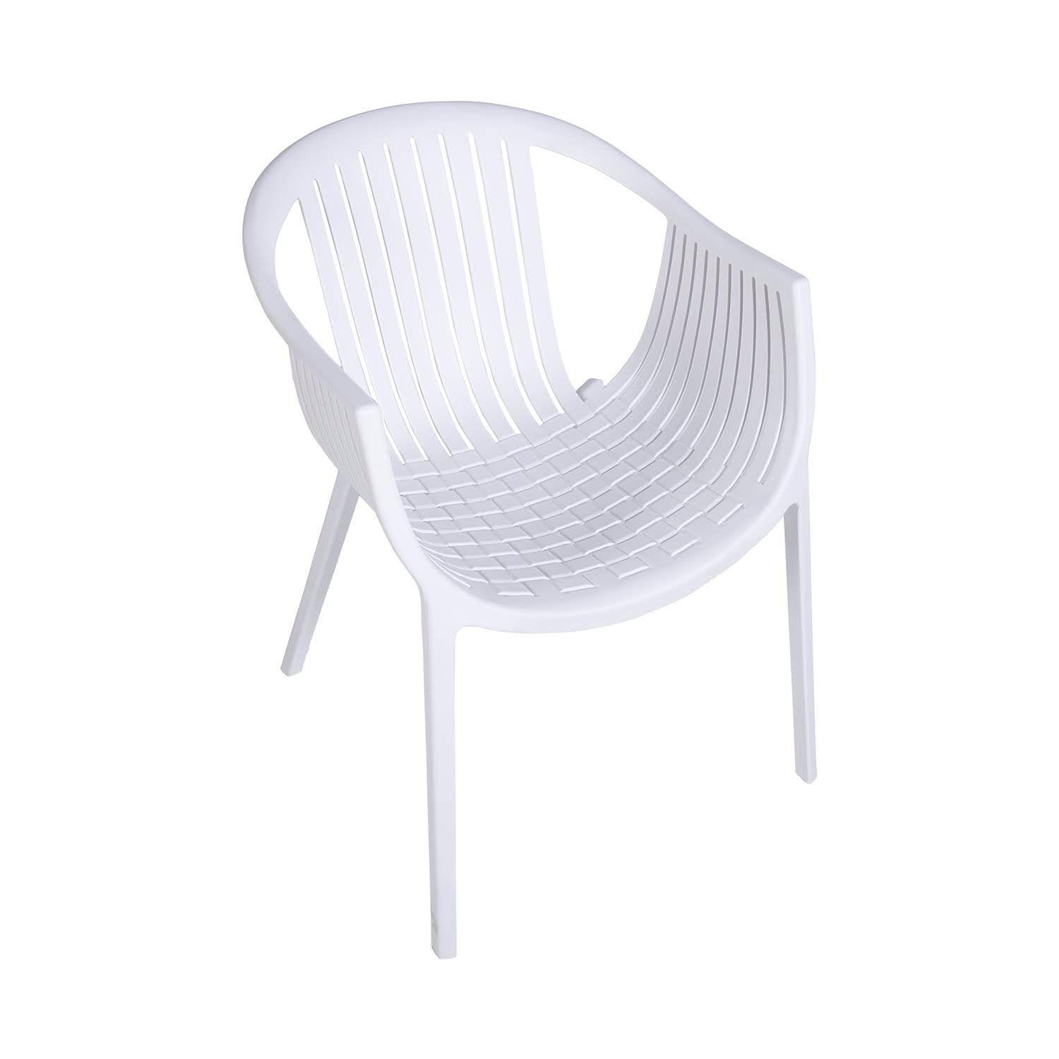 Pack x4  Silla de terraza Blanca-3