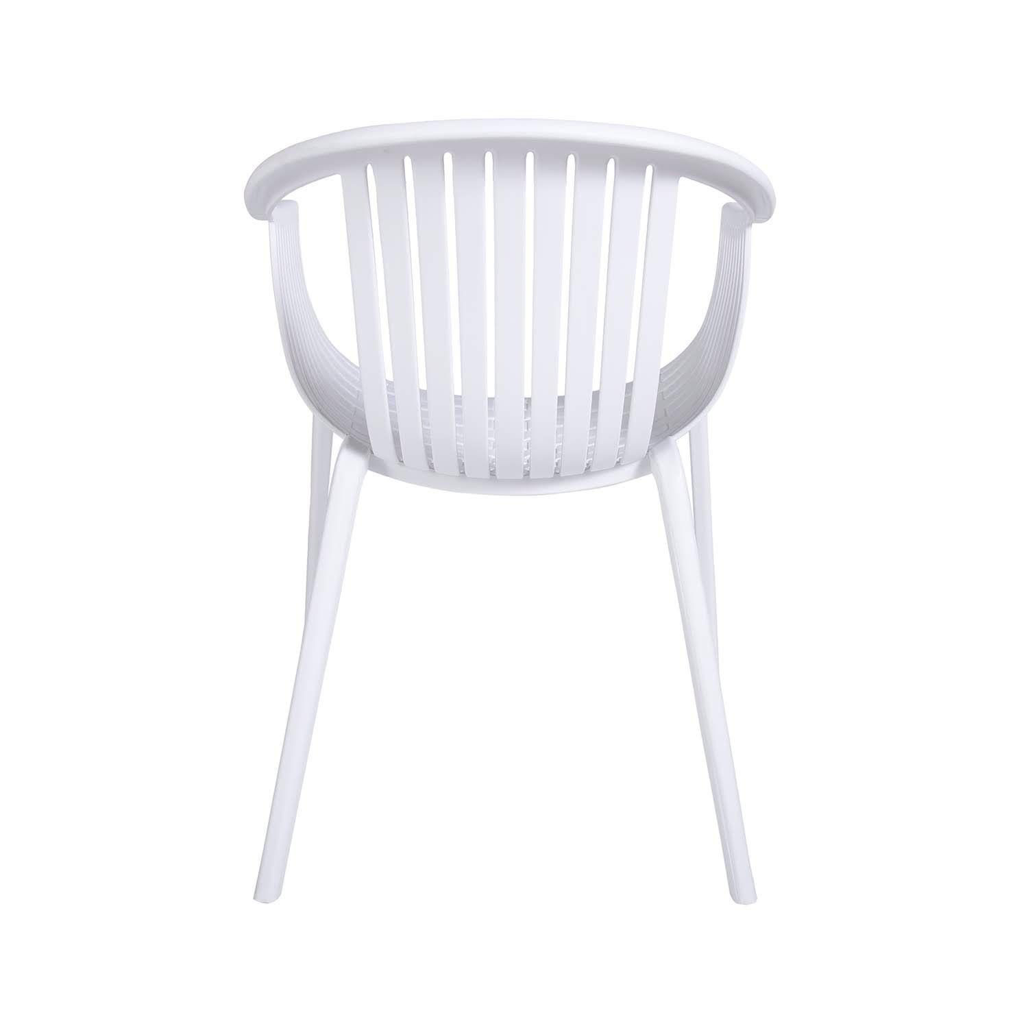 Pack x4  Silla de terraza Blanca-4