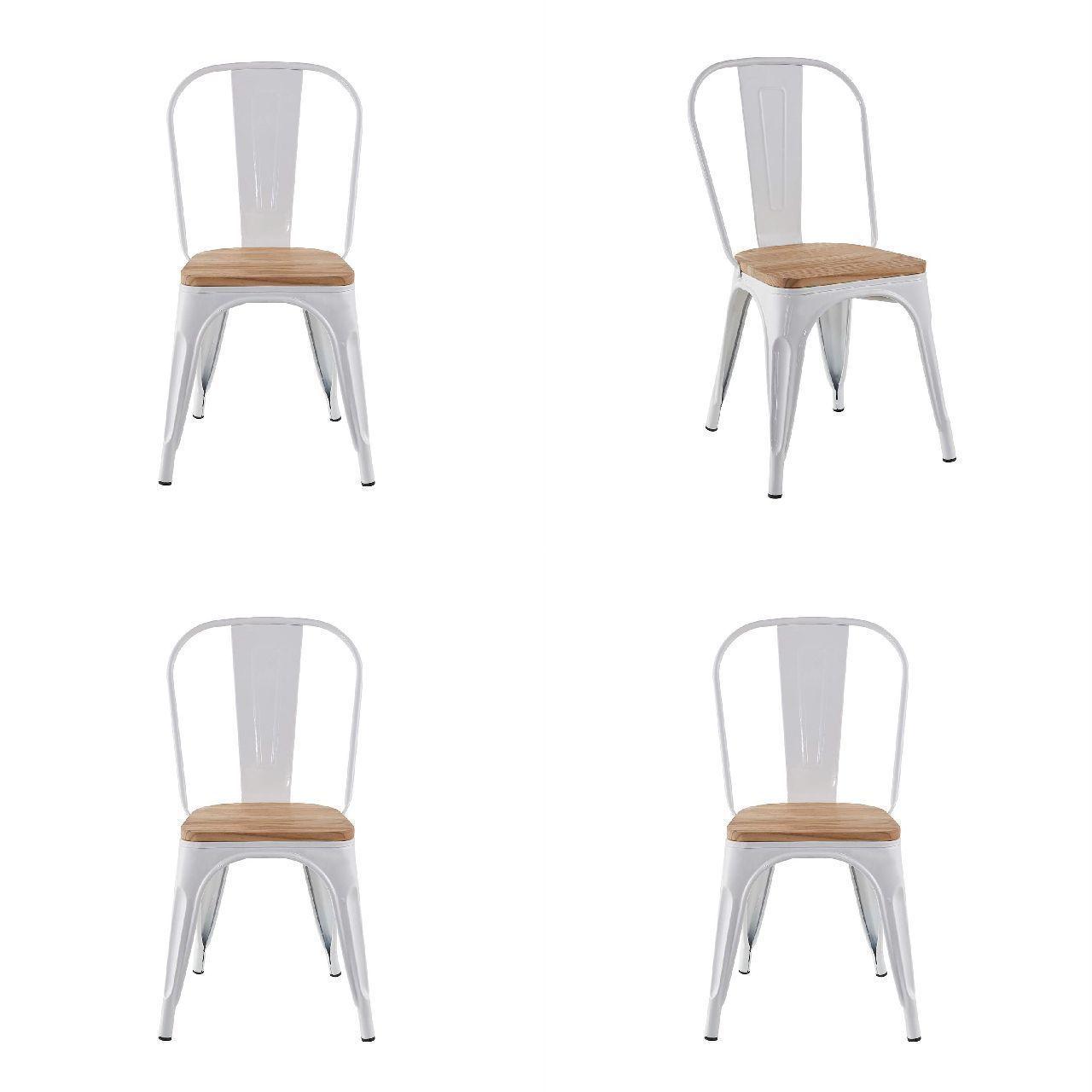 Pack x 4 Silla Tolix Blanca-0