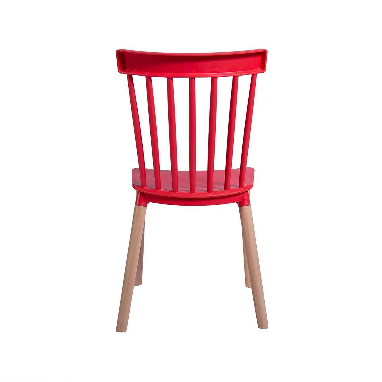 Pack x 4 Sillas Windsor Roja-4