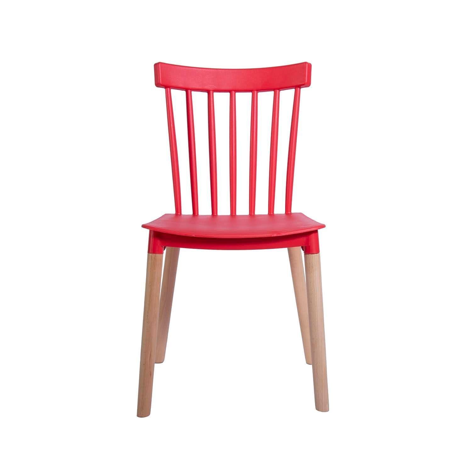 Pack x 4 Sillas Windsor Roja-2