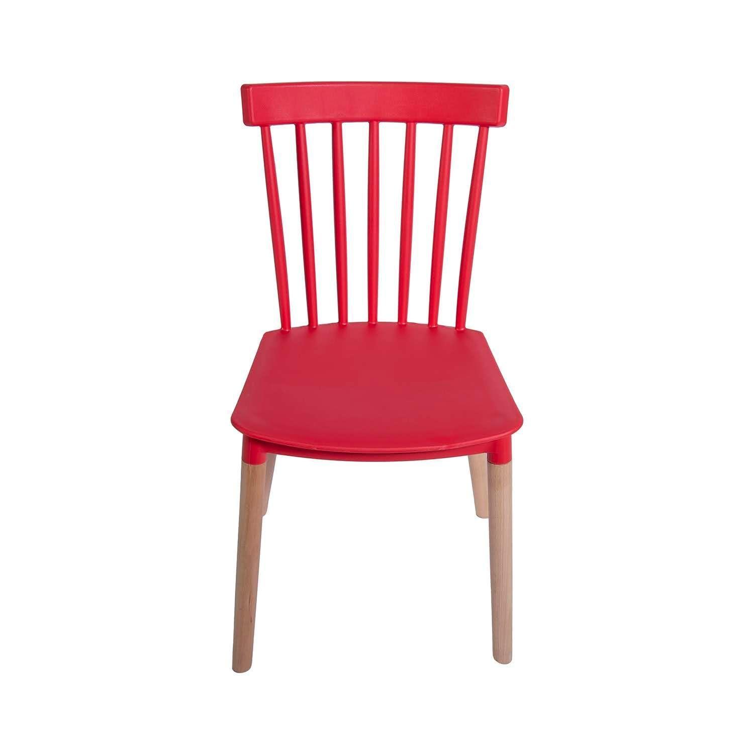 Pack x 4 Sillas Windsor Roja-3