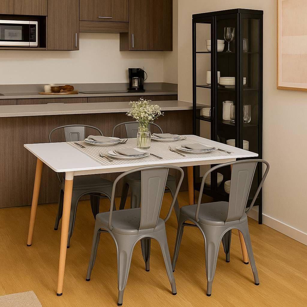 MESA COMEDOR EAMES RECTANGULAR BLANCA-1