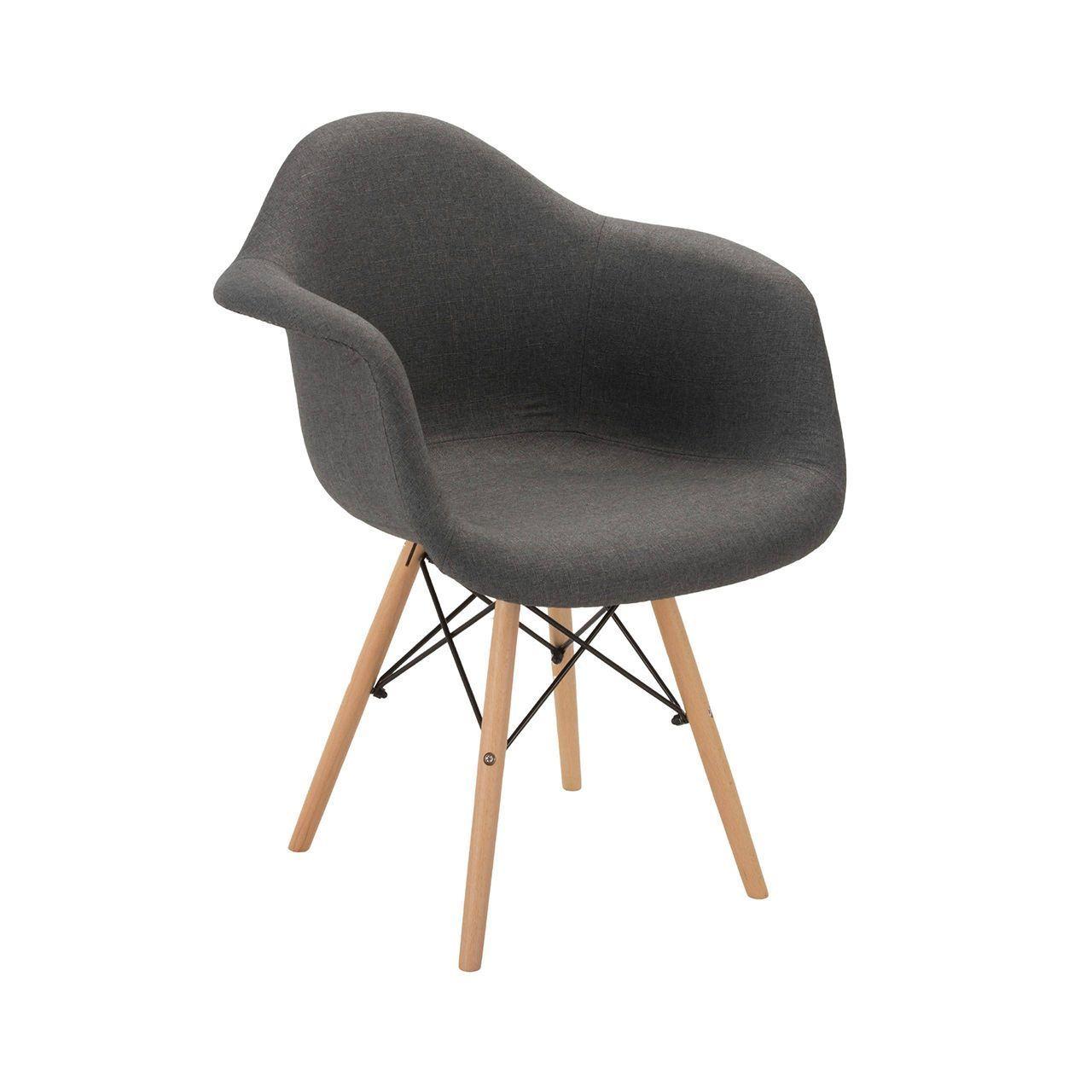 Pack x 2 Sitial Eames tela Gris-2