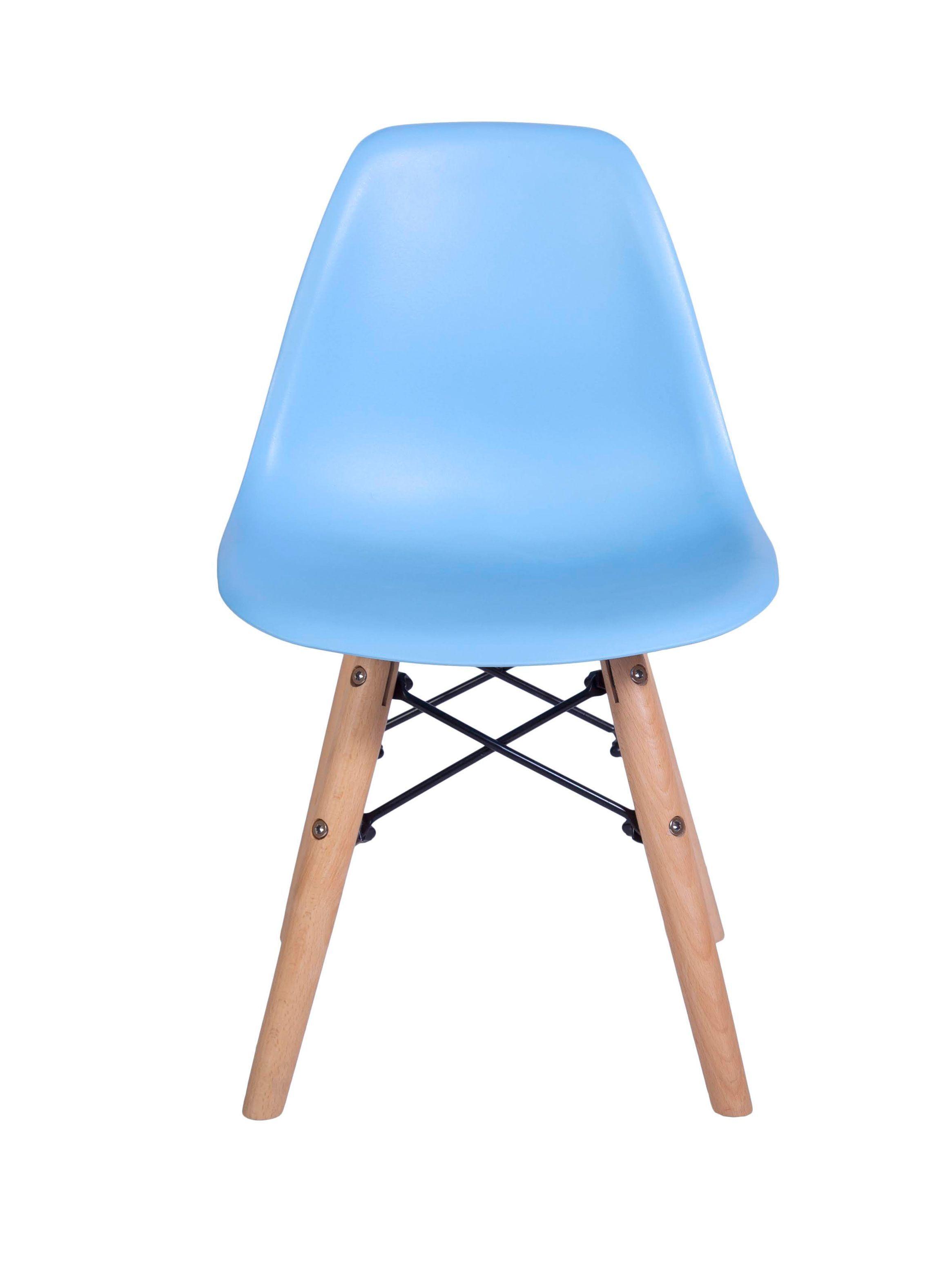 Set dos Sillas Eames Niño Celeste-2
