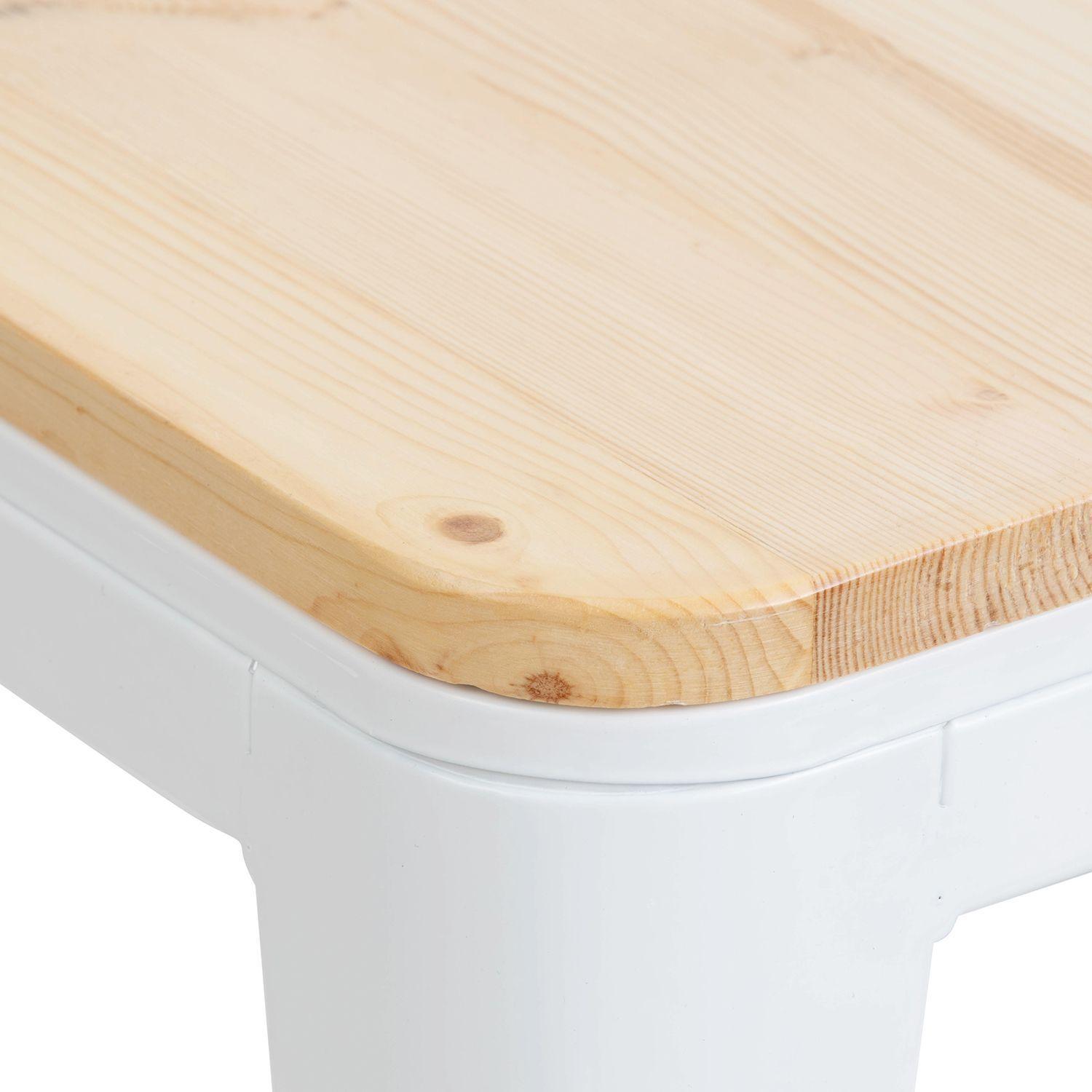 Pack x 4 Silla tolix con brazos Blanca-5